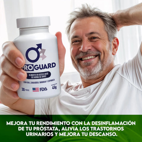 Proguard - Deflamador de prostata natual,mejora su rendimiento y regula tu sueño